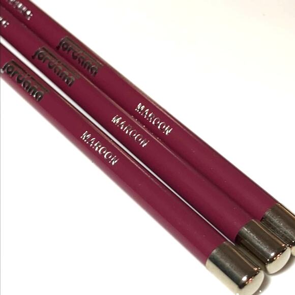 NEW (3) Jordana LIP LINER PENCILS Maroon Lip Color Contour Made In USA Lipliner - Picture 3 of 5